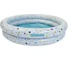 Image de Piscine bébé Ø 100 cm Terrazzo Blanc 2 Anneaux - Swim Essentials