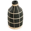 Image de Bazar Bizar - Vase Whoopy noir/naturel - D.13xH.24 cm OS