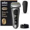 Image de Braun Series 9 PRO+ 9515s, Rasoir Électrique Pour Homme, 5 Éléments De Rasage, Tondeuse De Précision Intégrée, Base De Recharge, Étanche, 60 Min D'autonomie, Fabriqué En Allemagne, Graphite