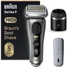 Image de Braun Series 9 PRO+ 9575cc, Rasoir Électrique Pour Homme, 5 Éléments De Rasage, Tondeuse De Précision Intégrée, Station SmartCare, Étui PowerCase, 60 Min D'autonomie, Fabriqué En Allemagne, Graphite