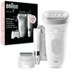 Image de Braun Silk-épil 7 7-441 Épilateur pour une épilation facile, peau lisse longue durée, blanc/argenté