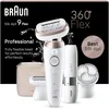 Image de Braun Epilateur Electrique Femme Silk Epil 9 Flex 9-360 3D, Blanc et Rose