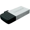 Image de Transcend 16 Go Clé USB / Micro USB OTG JetFlash 380 Argent TS16GJF380S