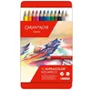 Image de Boîte métal 12 crayons Caran d'Ache Aquarellable Supracolor en occasion ou reconditionné