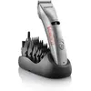 Image de Valera X-Master 652.03 Ensemble tondeuse à cheveux professionnel, lames de 46 mm et cinq longueurs de coupe de 0, 8 mm à 3 mm, avec station de charge, gris/argenté