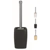Image de Spirella Brosse WC avec Support Céramique Retro Noir