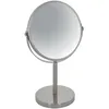 Image de Spirella Miroir de Maquillage à Poser Miroir de beauté Miroir cosmétiques Double Face Miroir de courtoisie pivotant  Sydney  grossissement x2   Argent satiné