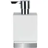 Image de Spirella Distributeur de Savon Porcelaine Roma Blanc & Argent