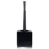 Image de Spirella Brosse WC avec Support Céramique Roma Noir & Argent