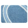 Image de Spirella Tapis de Bain Microfibre Curve 60x90cm Bleu