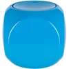 Image de Spirella - Poubelle cosmétique - Récipient à déchets Salle de Bains - Boîte à ordures à Couvercle pivotant 1 Litre Poubelle à Table - Bleu
