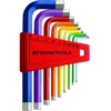 Image de PB Swiss Tools RainBow Jeu de clés hexagonales en porte-outils plastique 9 pcs 1,5-10mm PB