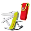 Image de Victorinox Rescue Tool Couteau de Poche Suisse, Multitool, 13 Fonctions, Briseur de Vitres, Voir, Jaune