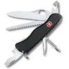 Image de VICTORINOX Couteau Suisse Trailfinder, Grand, 12 Fonctions, Outil Multifonction avec Lame à Une Main, Ouvre-Boîtes, Tournevis, Noir