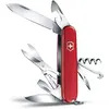 Image de VICTORINOX Couteau Suisse Climber, 14 Fonctions, Swiss Made, Outil Multifonction, y c. Ciseaux, Lame, Ouvre-Boîtes, Tire-Bouchon, Tournevis, Rouge
