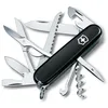Image de Victorinox Couteau Suisse Huntsman, 15 Fonctions, Swiss Made, Outil Multifonction Outdoor, y c. Ciseaux, Scie à Bois, Noir
