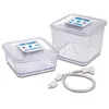 Image de Les récipients sous vide Solis (Lot de 2) Lot de 2 récipients carrés d’une capacité de 1 000 et 2 800 ml.