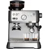 Image de Solis Grind & Infuse Perfetta 1019 Machine à café avec broyeur, moulin à café Zero Static intégré, machine à expresso avec fonction vapeur et eau chaude, acier inoxydable