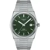 Image de Tissot PRX T137.407.11.091.00 Montre Automatique Verte pour Homme Acier, Gris, Bracelet