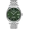 Image de Montre pour homme Le Locle automatique en acier et cadran vert
