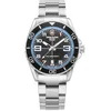 Image de Swiss Alpine Military Montre Analogique à Quartz 7029.1 pour Homme en Acier Inoxydable, Acier/Argent/Bleu Clair - 1131sam, Bracelet
