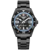 Image de Swiss Alpine Military Montre Analogique à Quartz 7029.1 Pour Homme en Acier Inoxydable, Sw-Bleu Clair - 1171sam, Bracelet