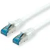 Image de VALUE Cordon LAN Cat 6A | Component Level | Câble réseau S/FTP Ethernet avec connecteur RJ45 | blanc 1 m