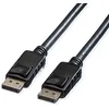 Image de ROLINE câble DisplayPort v.1.2 | DP M-M | branchement d'écran ou de carte graphique | noir 1 m