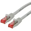 Image de ROLINE Cordon LAN Cat 6 - Component Level - Câble réseau S/FTP Ethernet avec connecteur RJ45 - gris 7,5 m