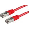 Image de ROLINE Cordon LAN Cat 5e | Câble réseau FTP Ethernet avec connecteur RJ45 | rouge 2,0 m