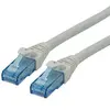 Image de ROLINE Cordon LAN Cat 6A Component Level | Câble réseau UTP Ethernet avec connecteur RJ45 | gris 10 m