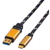 Image de ROLINE Câble GOLD USB 3.2 Gen 1, A-C, ST/ST, 0,5 m
