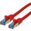 Image de ROLINE Cordon LAN Cat 6A - Component Level - Câble réseau S/FTP Ethernet avec connecteur RJ45 - rouge 5 m