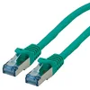 Image de ROLINE Cordon LAN Cat 6A - Component Level - Câble réseau S/FTP Ethernet avec connecteur RJ45 - vert 15 m