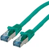 Image de ROLINE Cordon LAN Cat 6A - Component Level - Câble réseau S/FTP Ethernet avec connecteur RJ45 - vert 20 m