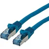 Image de ROLINE Cordon LAN Cat 6A - Component Level - Câble réseau S/FTP Ethernet avec connecteur RJ45 - bleu 3 m