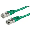 Image de ROLINE Câble LAN avec Ethernet | cordon réseau RJ 45 | Cat 5e | pour Switch   Routeur   Modem | vert 1,0 m