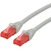Image de ROLINE Cordon LAN Cat 6 Component Level | Câble réseau UTP Ethernet avec connecteur RJ45 | gris 10 m