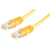 Image de Value Cordon LAN Cat 6 | Câble réseau UTP Ethernet avec connecteur RJ45 | jaune 0,5 m