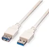 Image de Value Câble USB 3.2 Gen 1, type A-A, ST/BU, blanc, 0,8 m