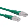 Image de ROLINE Cordon LAN Cat 6 | Câble réseau S/FTP Ethernet avec connecteur RJ45