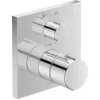 Image de Duravit C.1 Thermostat de Bain encastré, Rosette carrée, avec Robinet d'arrêt et inverseur, Combinaison de sécurité - C15200017010
