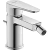 Image de Duravit B.1 Mitigeur de bidet à levier unique (hauteur du bec 78 mm), mitigeur de bidet avec bonde à tirette, cartouche en céramique et limiteur de température, chromé