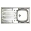 Image de Evier 1 bac 1  gouttoir en inox COLIBRI