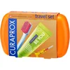 Image de Curaprox Kit de Voyage Brosse à dents CS 5460 avec Dentifrice 'Be You' | 2 Brossettes interdentaires CPS Prime 07 et 09 / Kit de soins dentaires 9,5 cm x 6 cm/Rose/Fabriqué en Suisse