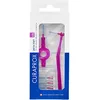 Image de Curaprox Brosse Interdentaire CPS 406 Perio Start   Pour les Grands Espaces et le Soin des gencives/Comprend 5 Brosses et Deux Supports pour Un accès Facile/Fuchsia/Fabriqué en Suisse