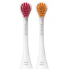 Image de Curaprox Têtes de brosse Hydrosonic Rainbow Sensitive Duo   Pour un Soin Doux des Gencives | Magenta/Orange, Paquet de 2 / Compatible avec tous les modèles Curaprox Sonic/Fabriqué en Suisse