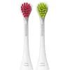 Image de Curaprox Têtes de brosse Hydrosonic Rainbow Sensitive Duo   Pour un Soin Doux des Gencives/Magenta/Vert, Paquet de 2 / Compatible avec Tous les modèles Curaprox Sonic/Fabriqué en Suisse