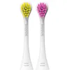 Image de Curaprox Têtes de Brosse Hydrosonic Rainbow Sensitive Duo   Pour un Soin Doux des Gencives/Jaune/Rose, Paquet de 2 / Compatible avec Tous les modèles Curaprox Sonic | Fabriqué en Suisse