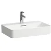 Image de Laufen VAL vasque, 1 trou pour robinet, avec trop-plein, 600x400mm, H8122850001041, Couleur: Blanc
